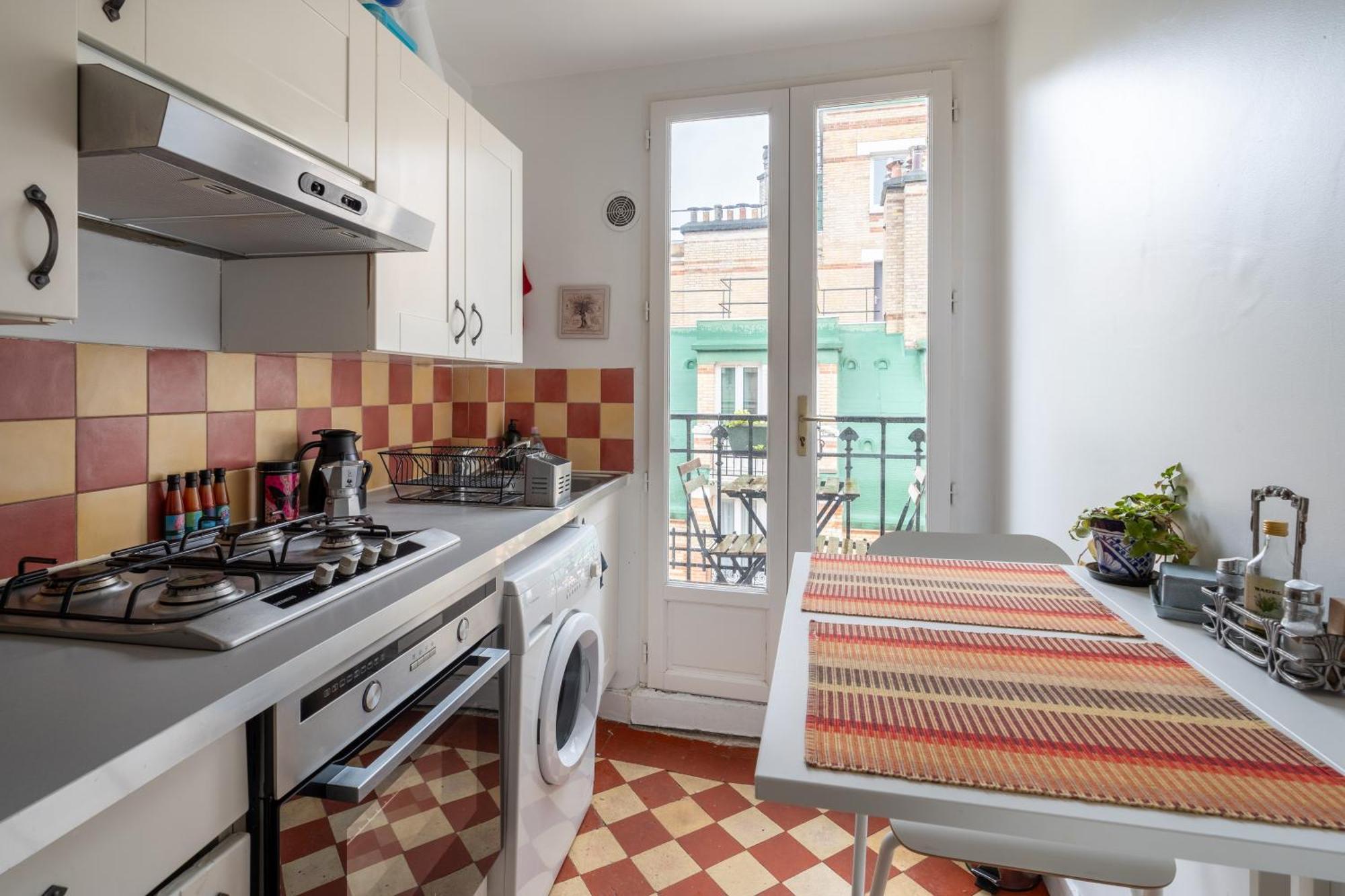 Chic 1bd With Balcony Picpus Appartement